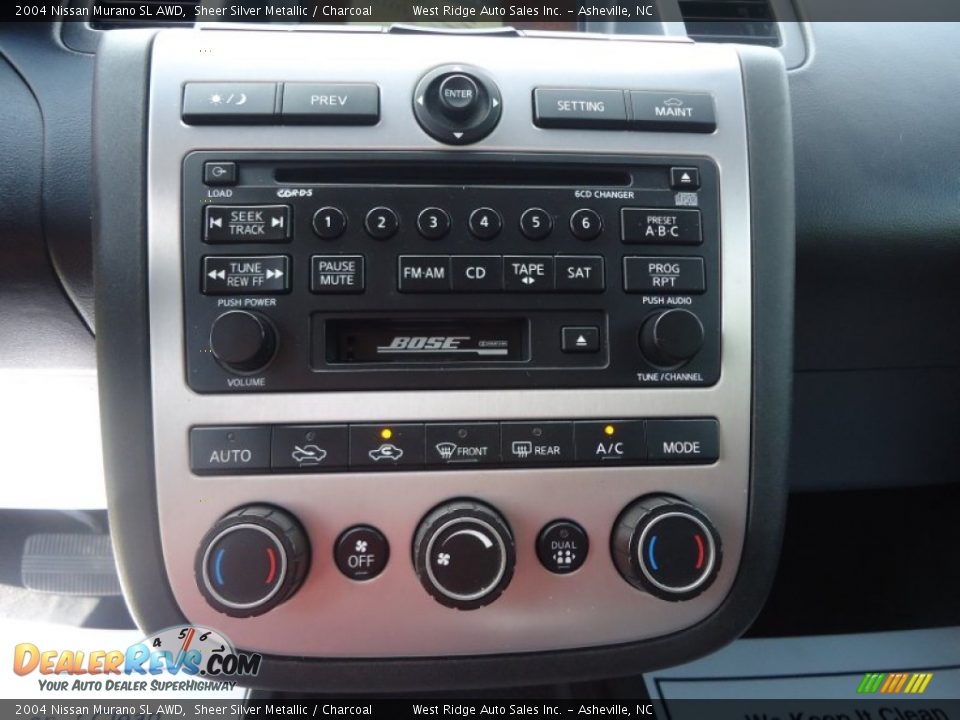 2004 Nissan Murano SL AWD Sheer Silver Metallic / Charcoal Photo #18