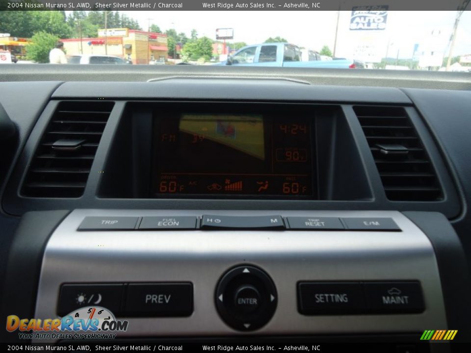2004 Nissan Murano SL AWD Sheer Silver Metallic / Charcoal Photo #19