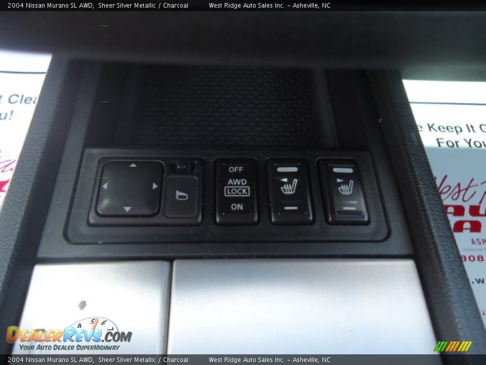 2004 Nissan Murano SL AWD Sheer Silver Metallic / Charcoal Photo #20