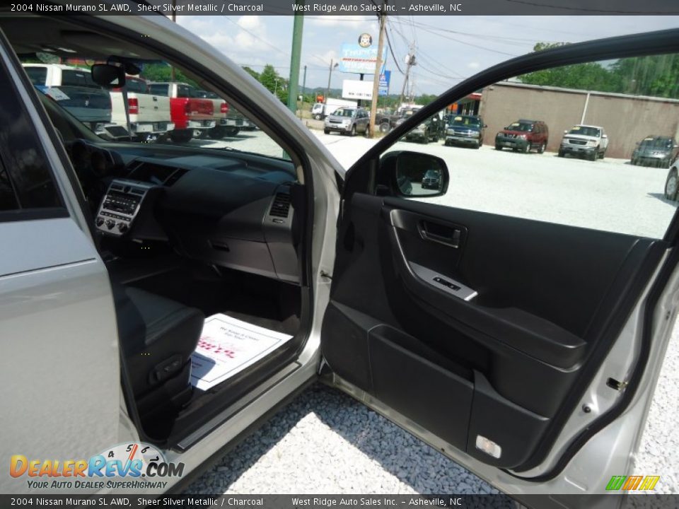 2004 Nissan Murano SL AWD Sheer Silver Metallic / Charcoal Photo #29