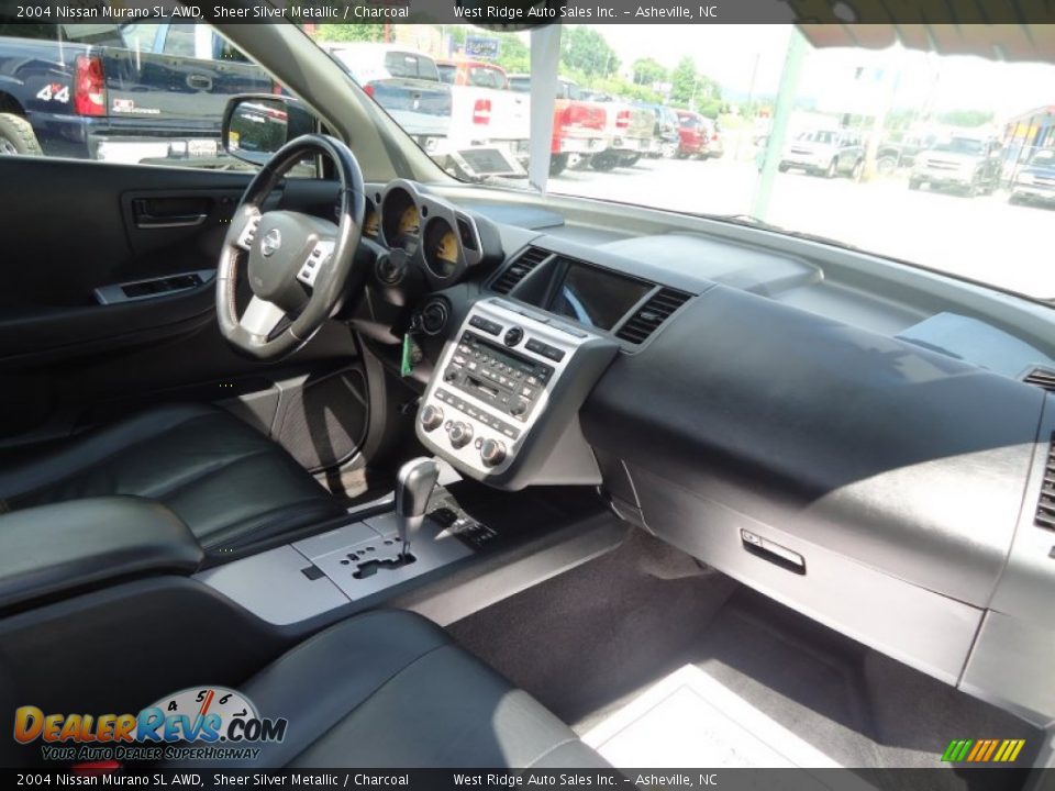 2004 Nissan Murano SL AWD Sheer Silver Metallic / Charcoal Photo #34