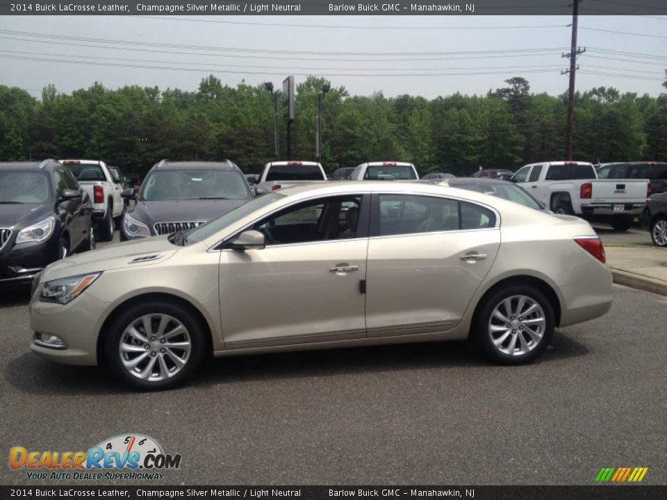 2014 Buick LaCrosse Leather Champagne Silver Metallic / Light Neutral Photo #3