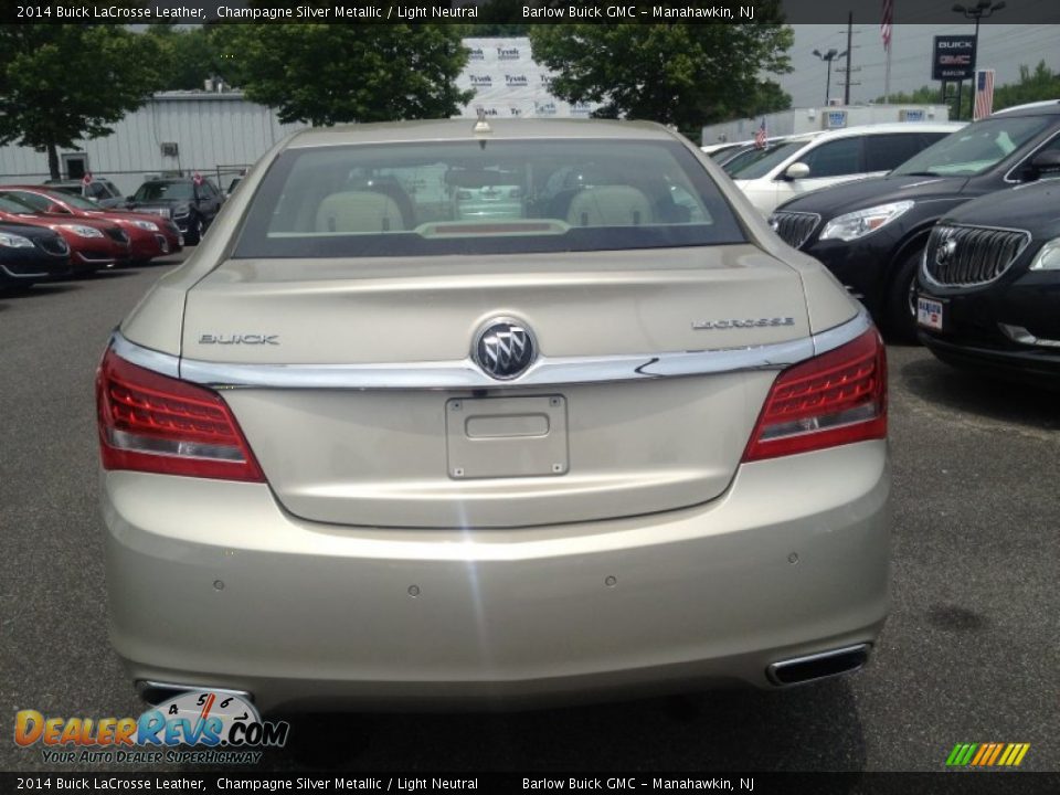 2014 Buick LaCrosse Leather Champagne Silver Metallic / Light Neutral Photo #5