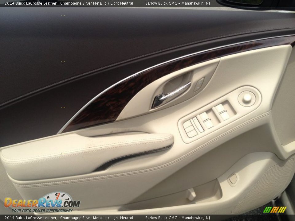 2014 Buick LaCrosse Leather Champagne Silver Metallic / Light Neutral Photo #8