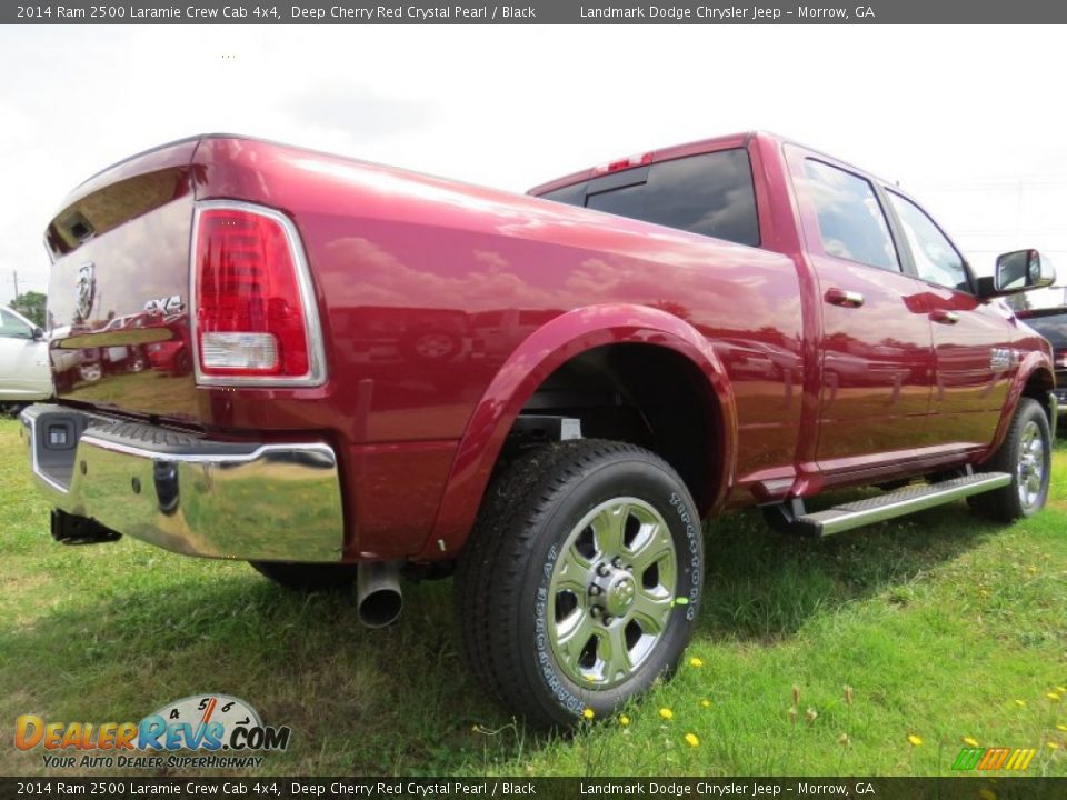 2014 Ram 2500 Laramie Crew Cab 4x4 Deep Cherry Red Crystal Pearl / Black Photo #3