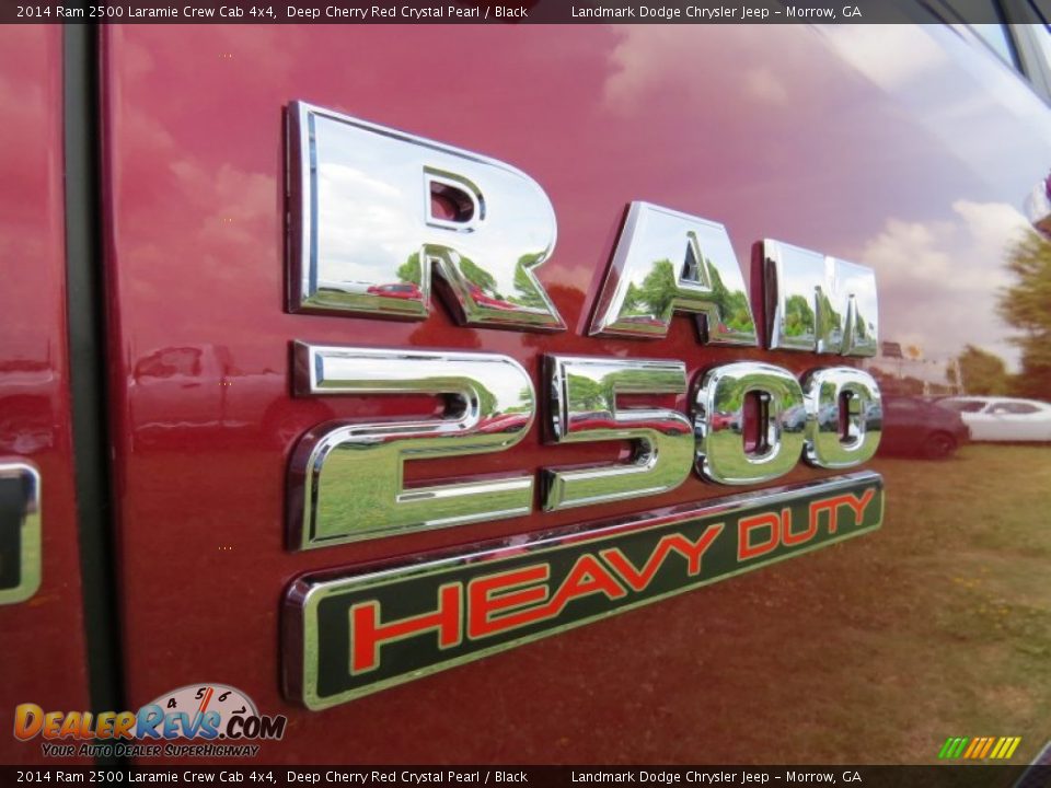 2014 Ram 2500 Laramie Crew Cab 4x4 Deep Cherry Red Crystal Pearl / Black Photo #6