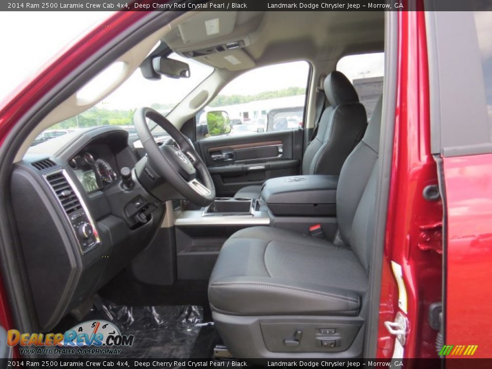 2014 Ram 2500 Laramie Crew Cab 4x4 Deep Cherry Red Crystal Pearl / Black Photo #7