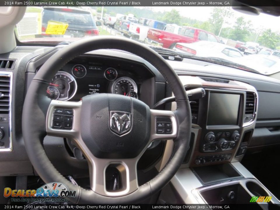 2014 Ram 2500 Laramie Crew Cab 4x4 Deep Cherry Red Crystal Pearl / Black Photo #8