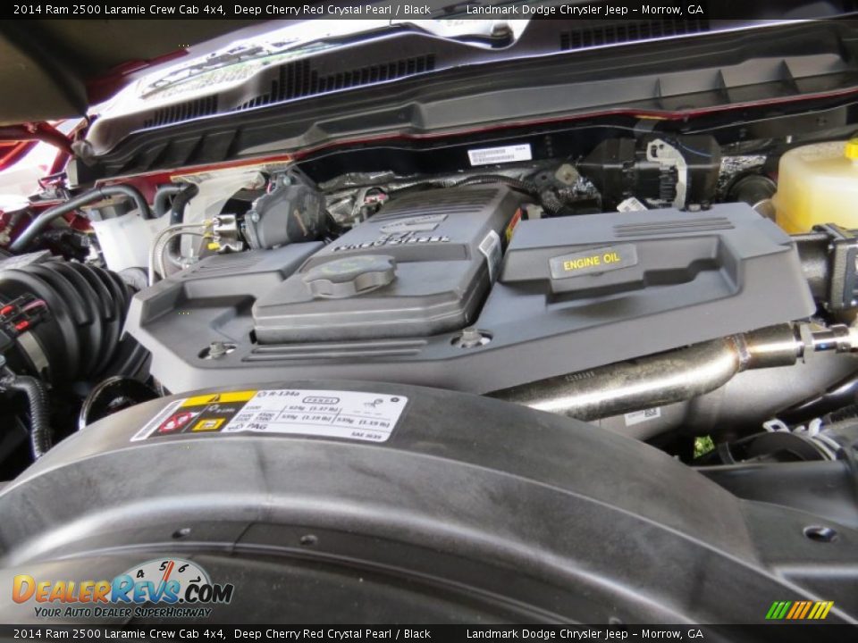 2014 Ram 2500 Laramie Crew Cab 4x4 Deep Cherry Red Crystal Pearl / Black Photo #9