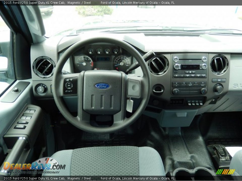 Dashboard of 2015 Ford F250 Super Duty XL Crew Cab Photo #8