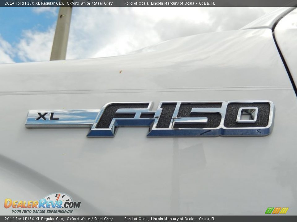 2014 Ford F150 XL Regular Cab Oxford White / Steel Grey Photo #5