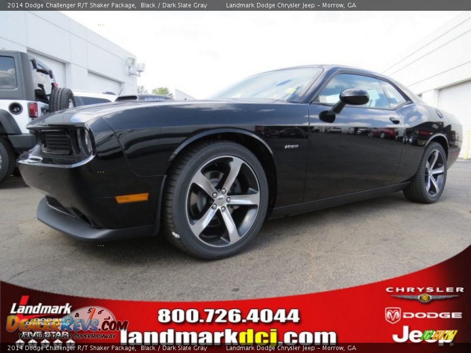 2014 Dodge Challenger R/T Shaker Package Black / Dark Slate Gray Photo #1