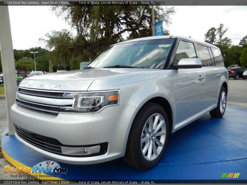 2014 Ford Flex Limited Ingot Silver / Dune Photo #1