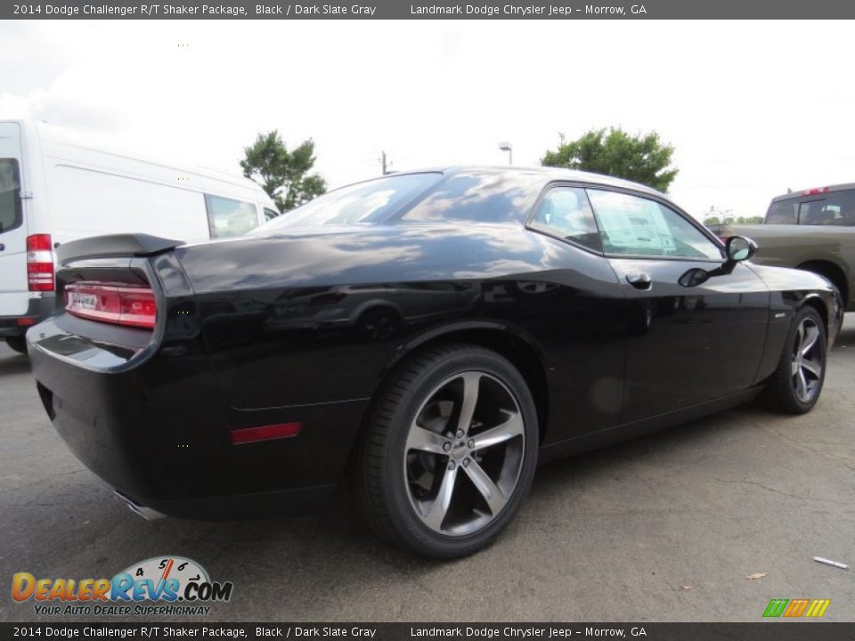 2014 Dodge Challenger R/T Shaker Package Black / Dark Slate Gray Photo #3