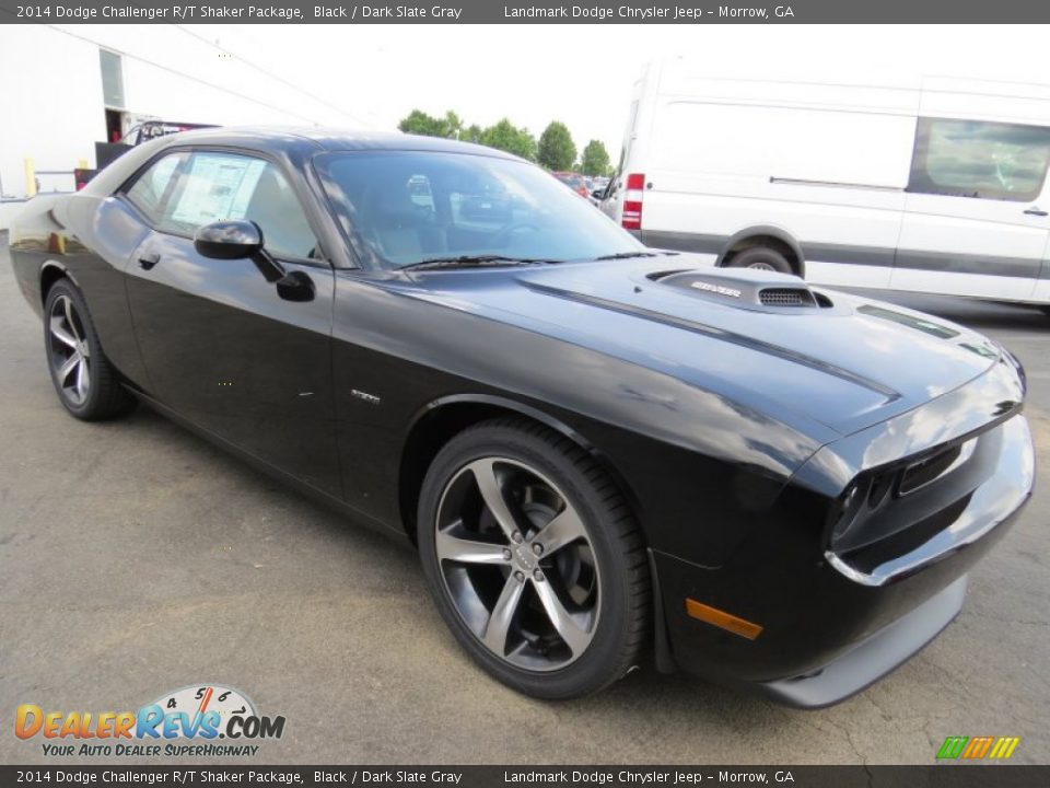 2014 Dodge Challenger R/T Shaker Package Black / Dark Slate Gray Photo #4