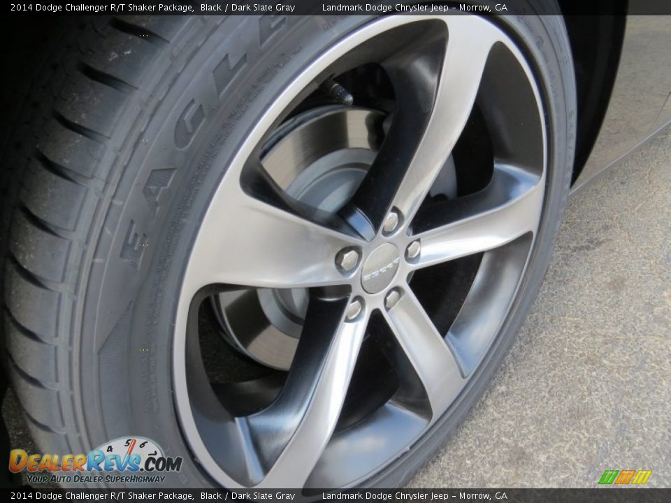 2014 Dodge Challenger R/T Shaker Package Black / Dark Slate Gray Photo #5