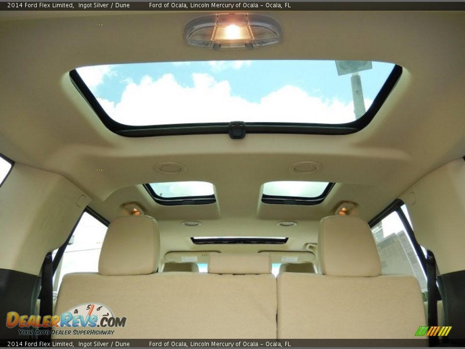 2014 Ford Flex Limited Ingot Silver / Dune Photo #5