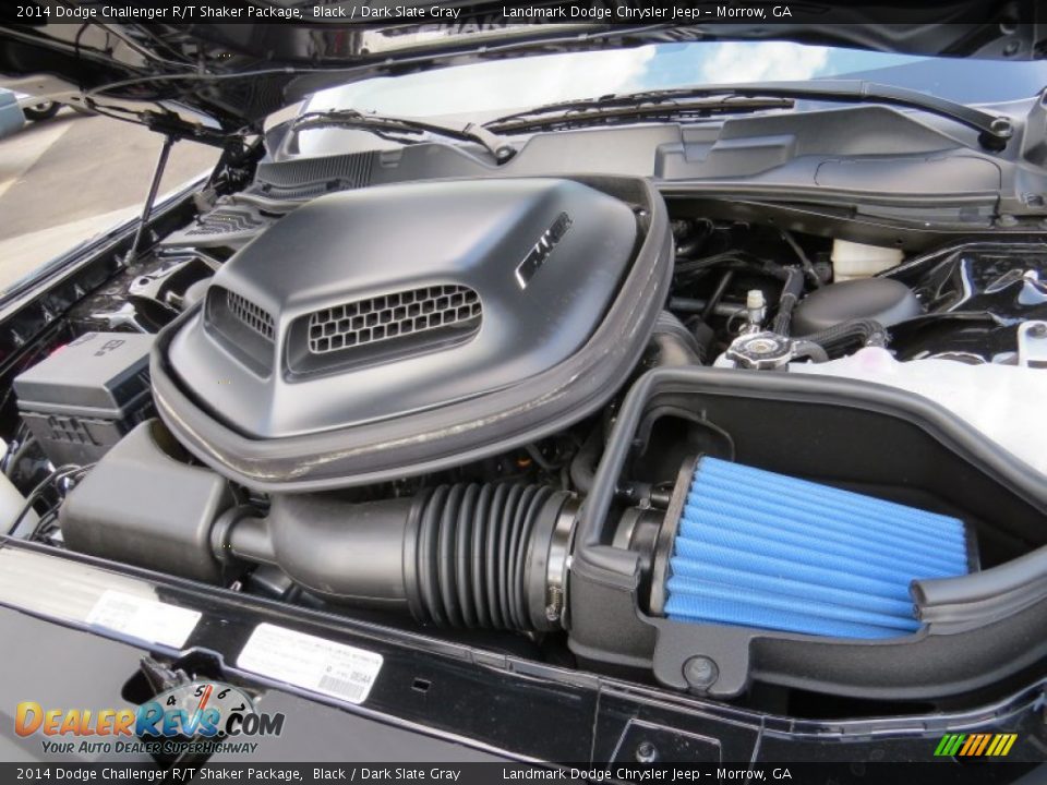 2014 Dodge Challenger R/T Shaker Package Black / Dark Slate Gray Photo #9