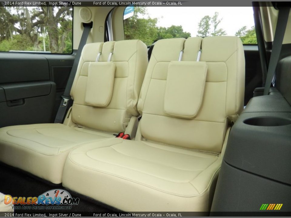 2014 Ford Flex Limited Ingot Silver / Dune Photo #8