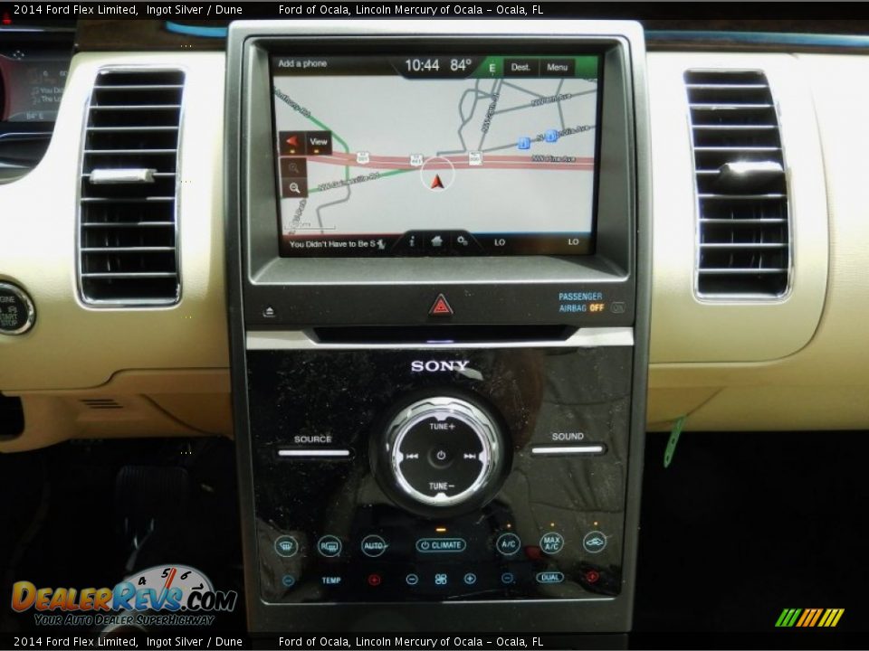 2014 Ford Flex Limited Ingot Silver / Dune Photo #11