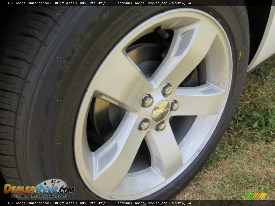 2014 Dodge Challenger SXT Bright White / Dark Slate Gray Photo #5