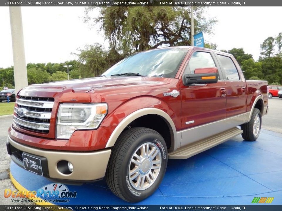 2014 Ford F150 King Ranch SuperCrew Sunset / King Ranch Chaparral/Pale Adobe Photo #1