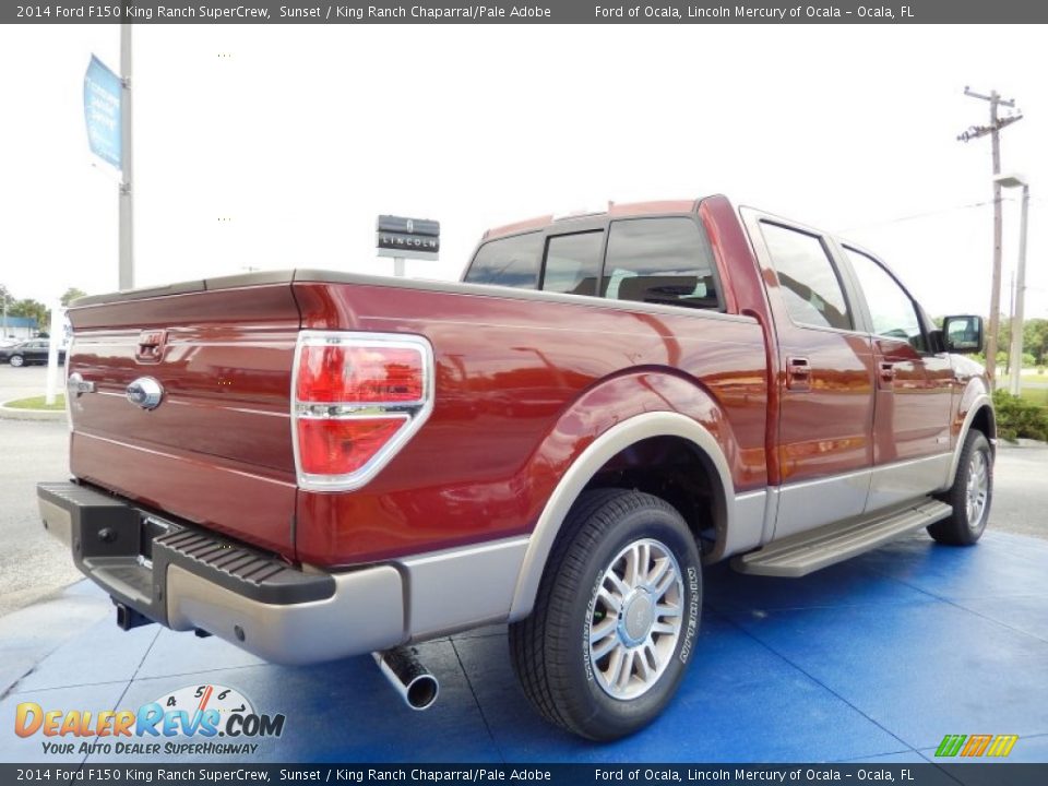 2014 Ford F150 King Ranch SuperCrew Sunset / King Ranch Chaparral/Pale Adobe Photo #3