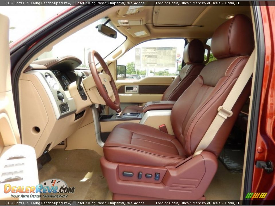 King Ranch Chaparral/Pale Adobe Interior - 2014 Ford F150 King Ranch SuperCrew Photo #6