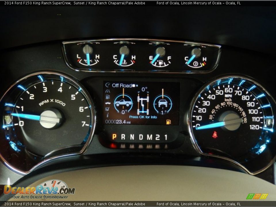 2014 Ford F150 King Ranch SuperCrew Gauges Photo #10