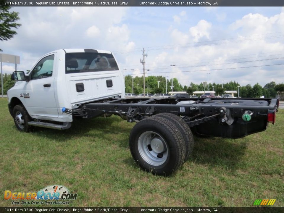 2014 Ram 3500 Regular Cab Chassis Bright White / Black/Diesel Gray Photo #2