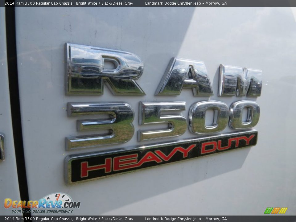 2014 Ram 3500 Regular Cab Chassis Bright White / Black/Diesel Gray Photo #5