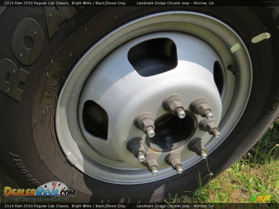 2014 Ram 3500 Regular Cab Chassis Bright White / Black/Diesel Gray Photo #6