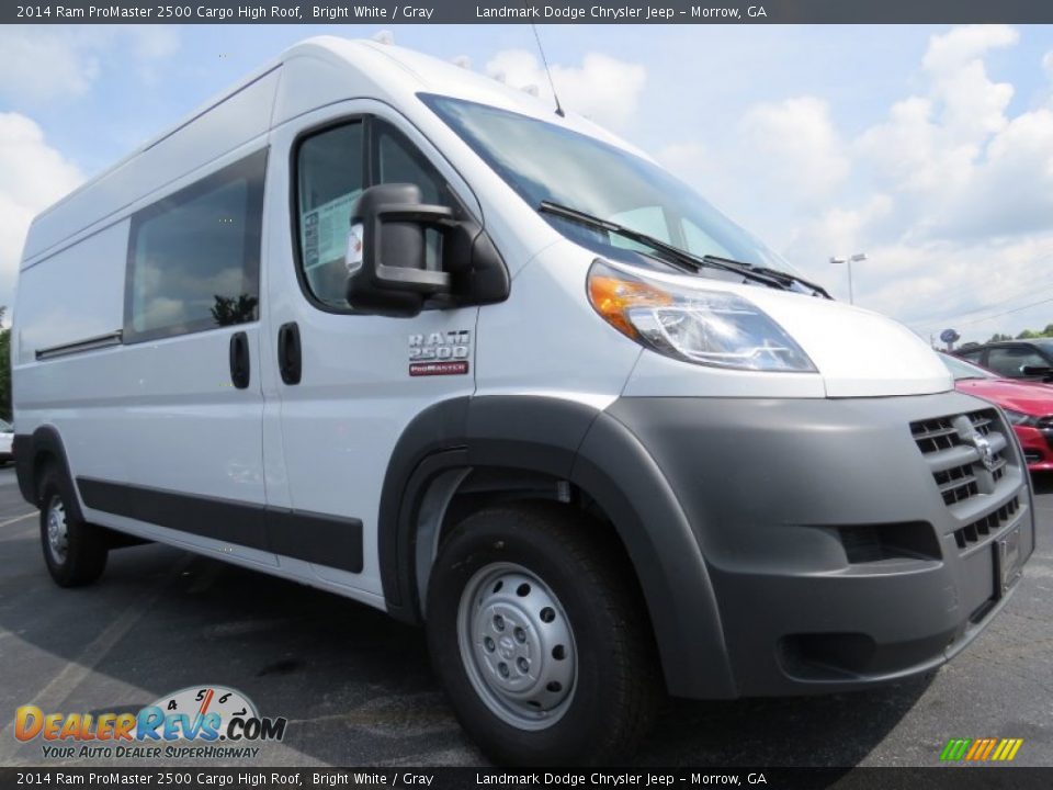 2014 Ram ProMaster 2500 Cargo High Roof Bright White / Gray Photo #4