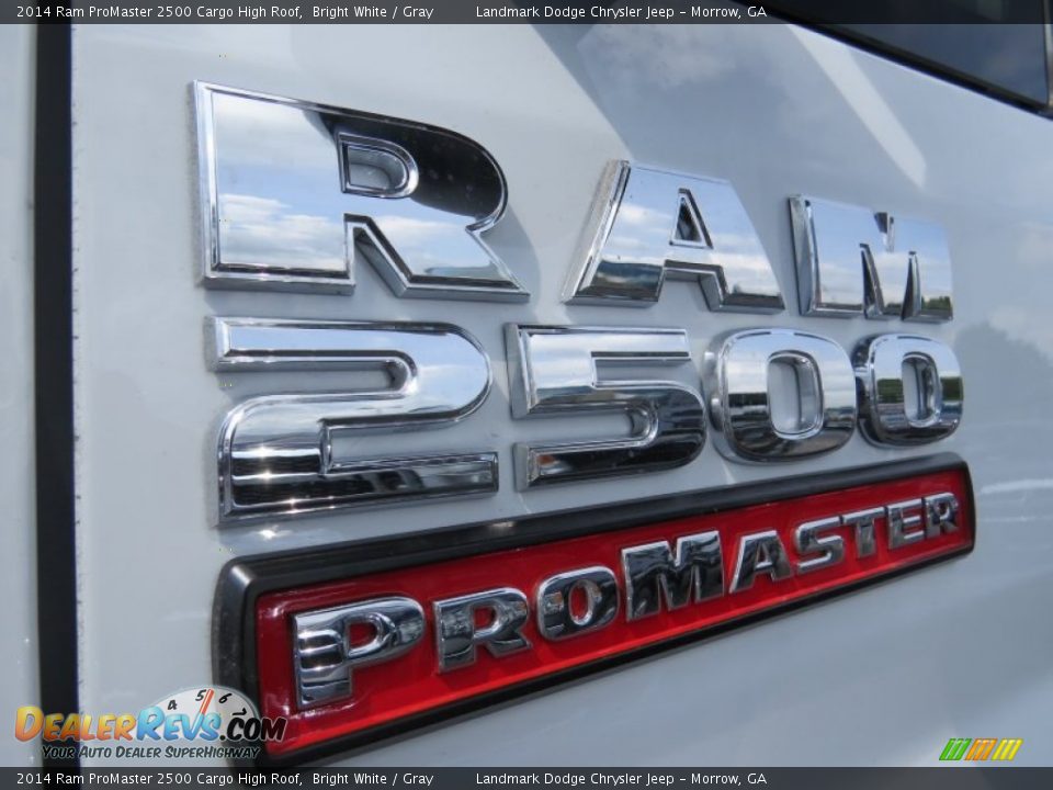 2014 Ram ProMaster 2500 Cargo High Roof Bright White / Gray Photo #6