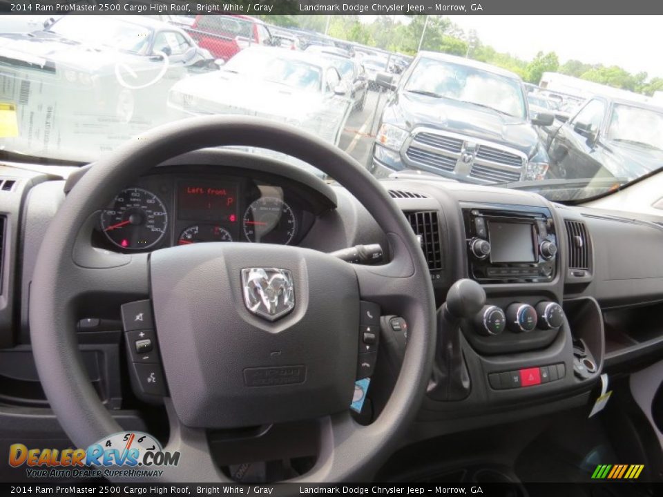 2014 Ram ProMaster 2500 Cargo High Roof Bright White / Gray Photo #8