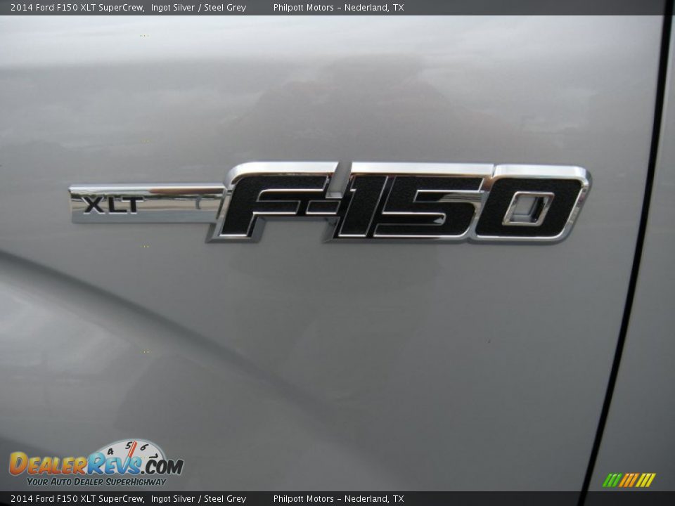 2014 Ford F150 XLT SuperCrew Ingot Silver / Steel Grey Photo #12