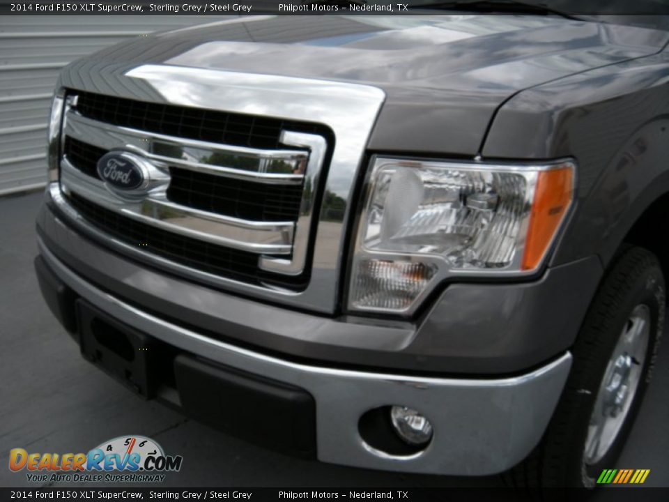 2014 Ford F150 XLT SuperCrew Sterling Grey / Steel Grey Photo #10