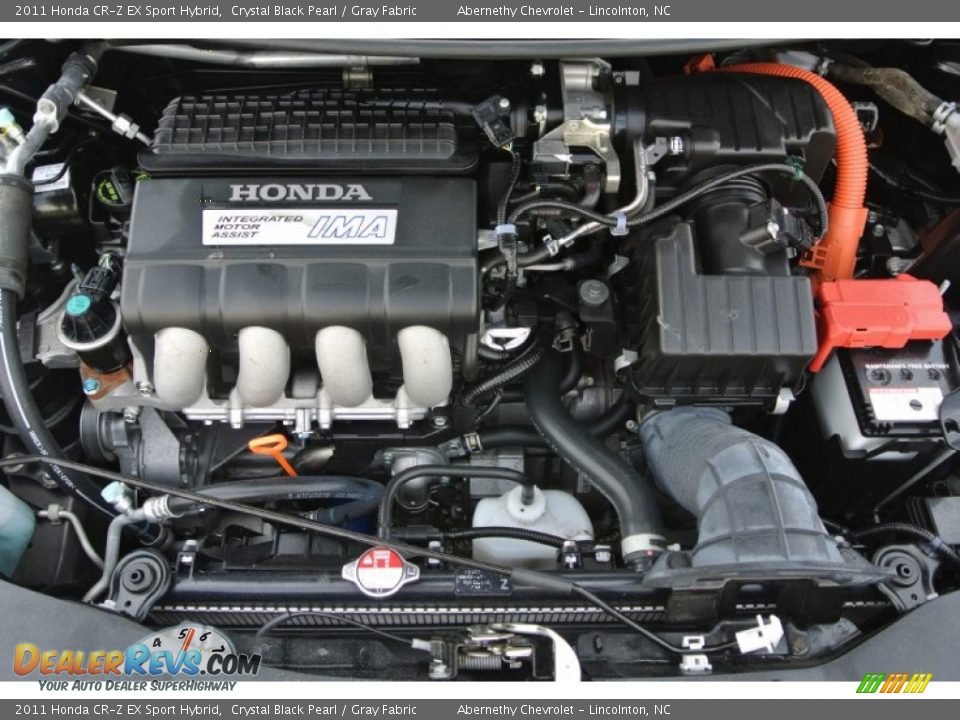 2011 Honda CR-Z EX Sport Hybrid Crystal Black Pearl / Gray Fabric Photo #20