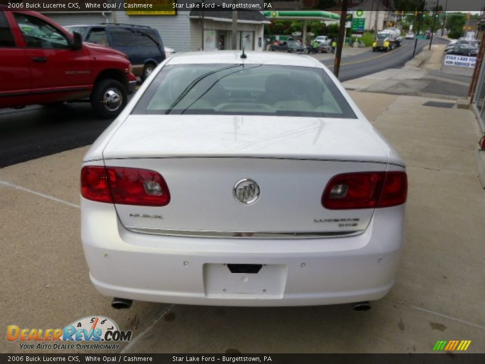2006 Buick Lucerne CXS White Opal / Cashmere Photo #5