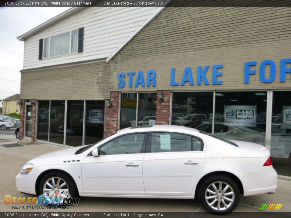 2006 Buick Lucerne CXS White Opal / Cashmere Photo #7
