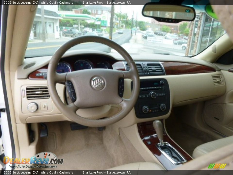 2006 Buick Lucerne CXS White Opal / Cashmere Photo #13
