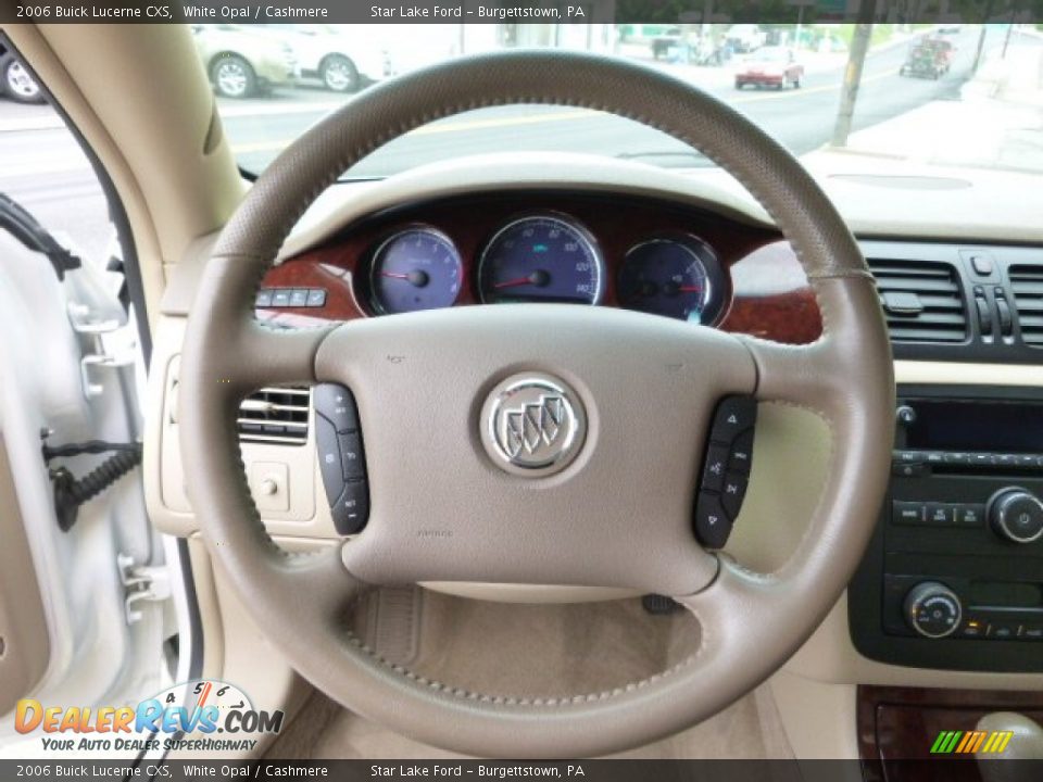 2006 Buick Lucerne CXS White Opal / Cashmere Photo #18