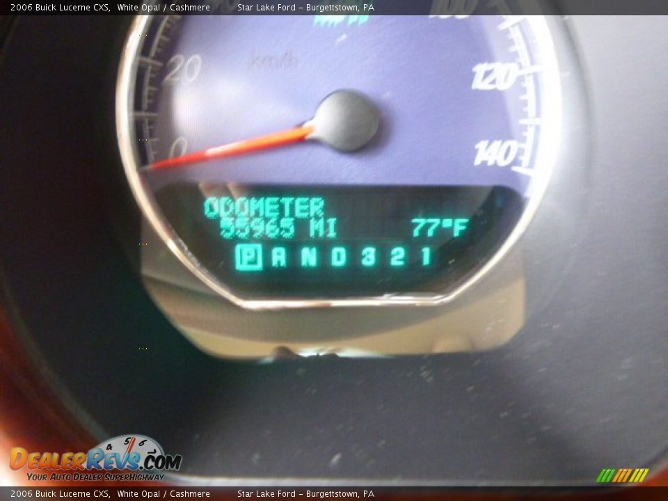 2006 Buick Lucerne CXS White Opal / Cashmere Photo #19