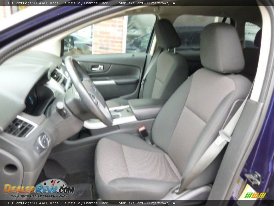 2011 Ford Edge SEL AWD Kona Blue Metallic / Charcoal Black Photo #9