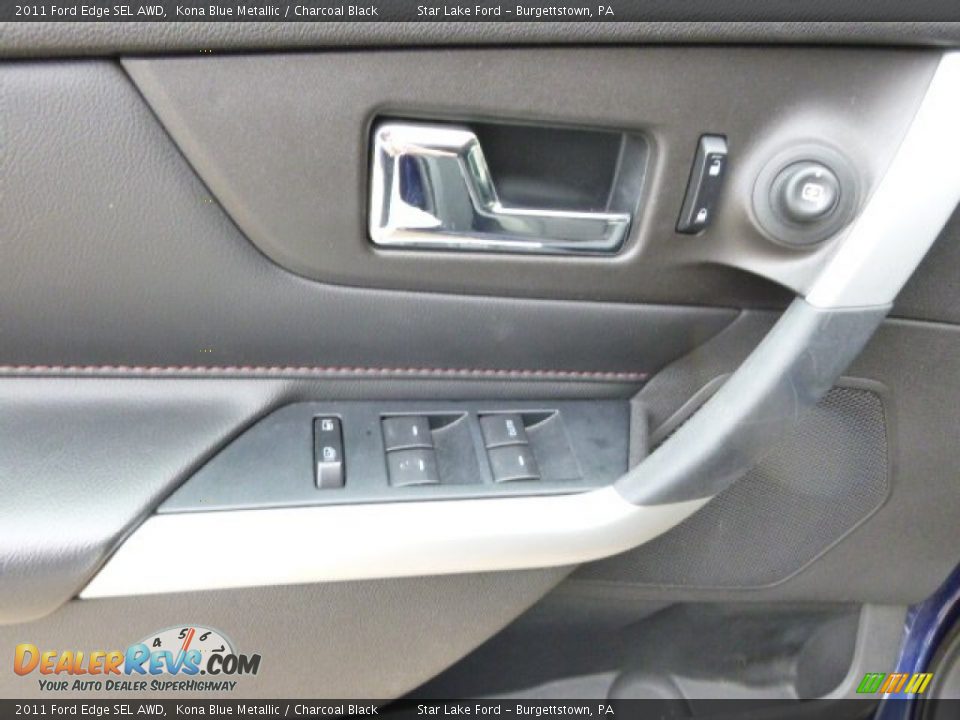 2011 Ford Edge SEL AWD Kona Blue Metallic / Charcoal Black Photo #14