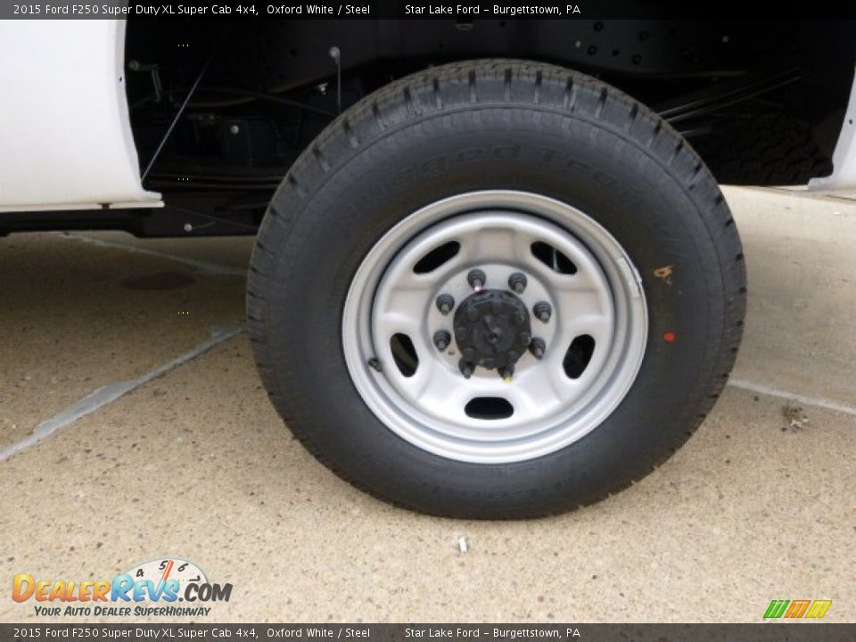 2015 Ford F250 Super Duty XL Super Cab 4x4 Oxford White / Steel Photo #8