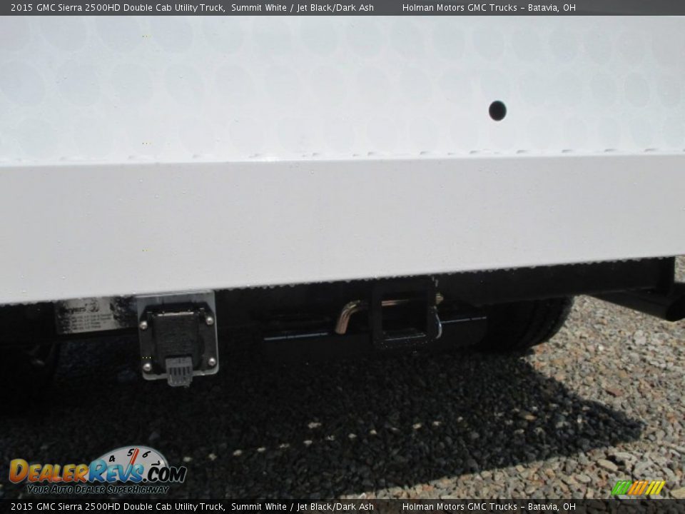 2015 GMC Sierra 2500HD Double Cab Utility Truck Summit White / Jet Black/Dark Ash Photo #24
