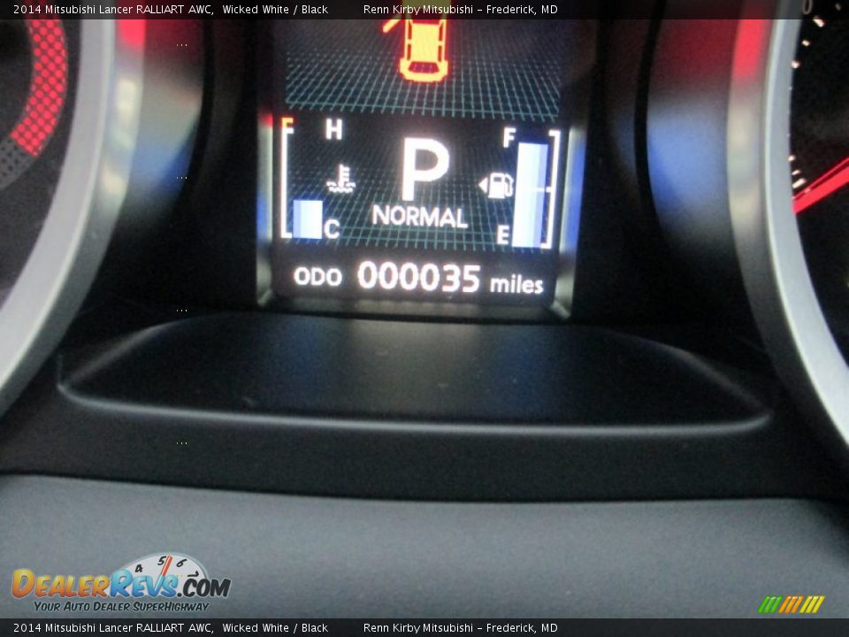 2014 Mitsubishi Lancer RALLIART AWC Wicked White / Black Photo #15