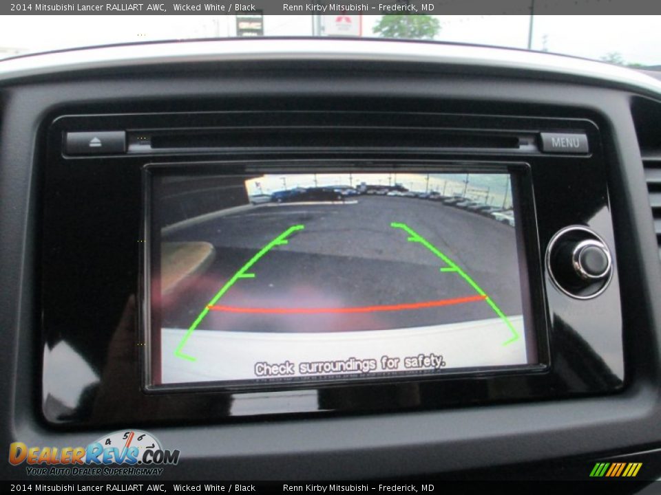 2014 Mitsubishi Lancer RALLIART AWC Wicked White / Black Photo #23