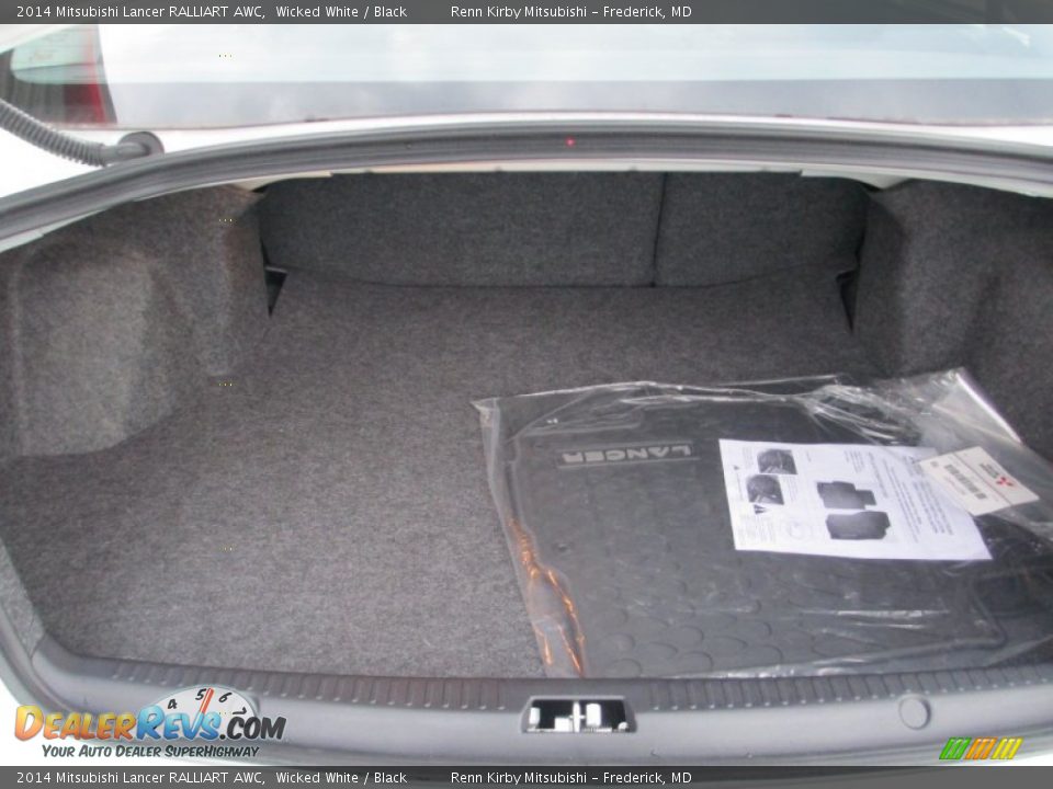 2014 Mitsubishi Lancer RALLIART AWC Wicked White / Black Photo #31